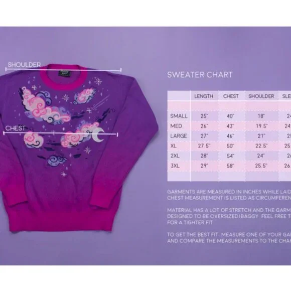 Morningwitch Morning Witch Sakura Cherry Blossom Sweater - Picture 9 of 9